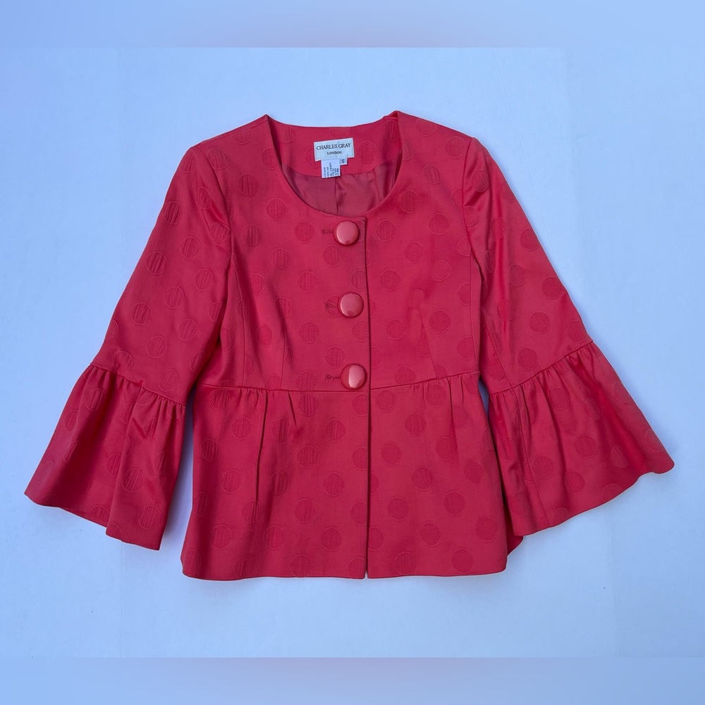 Pink Polka Dot Charles Gray of London Jacket